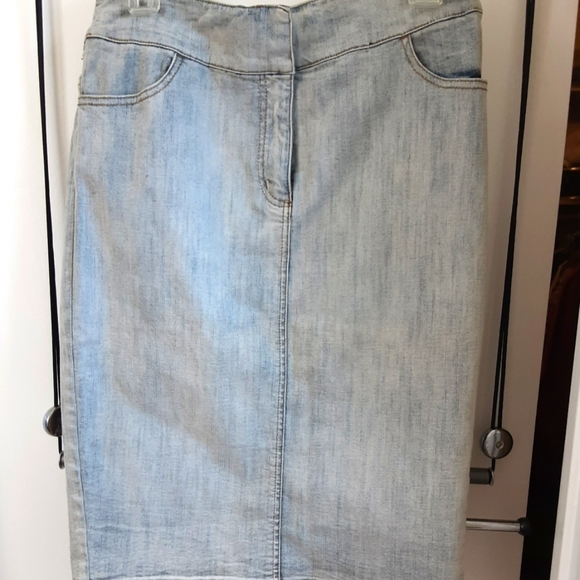 next Dresses & Skirts - Acid wash Jean skirt